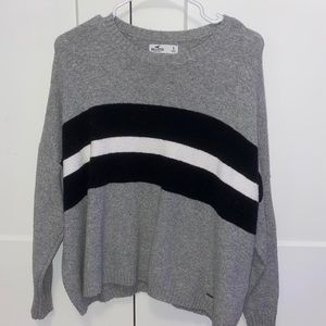 hollister color block crewneck sweater!